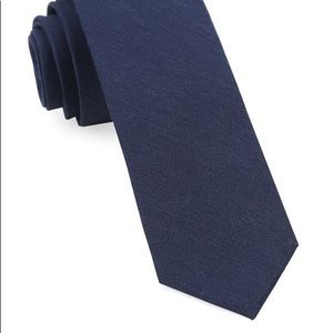 BHLDN/The Tie Bar Linen Row Navy Tie